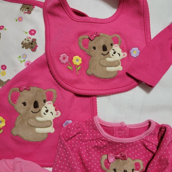 Gymboree Brand New Baby Koala NWT Blanket, Bib, Used clothing lot. Mixed Z33 - Picture 4 of 10